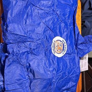 Detroit Tigers Blue plastic poncho